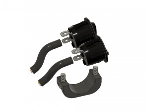 double key switch for a motorcycle handlebar 22 mm 3D 모델