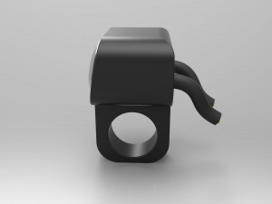 double button led switch for a motorcycle handlebar 22 mm Modèle 3D