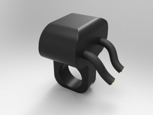 double button led switch for a motorcycle handlebar 22 mm Modèle 3D