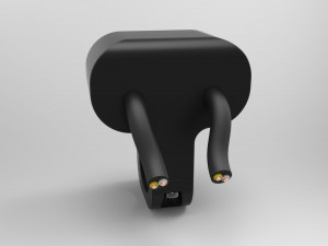 double button led switch for a motorcycle handlebar 22 mm Modèle 3D