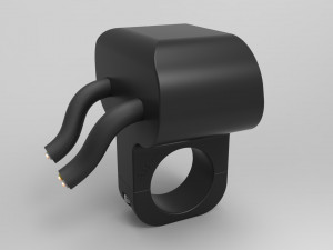 double button led switch for a motorcycle handlebar 22 mm Modèle 3D