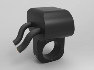 interruptor led de bot&atilde;o duplo para guid&atilde;o de motocicleta 22 mm Modelo 3D
