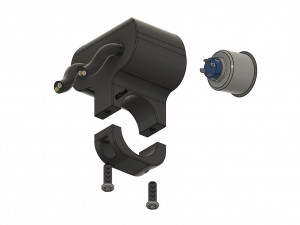 double button led switch for a motorcycle handlebar 22 mm Modèle 3D