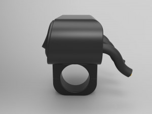 triple key switch for a motorcycle handlebar 22 mm 3D Model