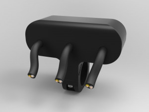 triple key switch for a motorcycle handlebar 22 mm 3D Model
