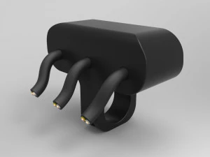 triple key switch for a motorcycle handlebar 22 mm 3D Model