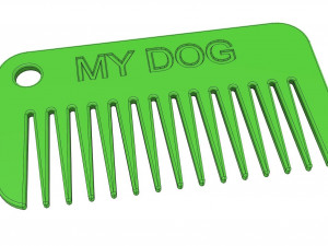 Comb for dogs 3D Print Models