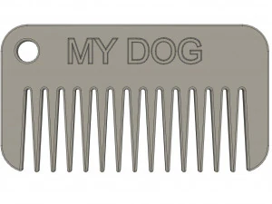 Comb for dogs 3D Print Model