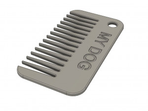 Comb for dogs Modello di stampa 3D