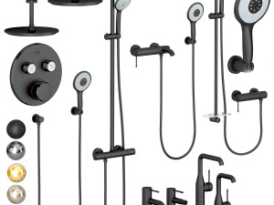 grohe set 1 essence euphoria with adjustable watering can 3Dモデル
