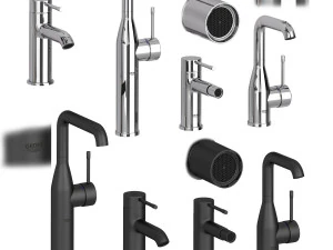 grohe set 1 essence euphoria with adjustable watering can 3D Model