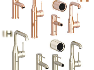 grohe set 1 essence euphoria with adjustable watering can 3Dモデル