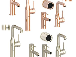 grohe set 1 essence euphoria with adjustable watering can 3D Model