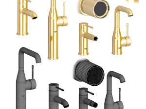 grohe set 1 essence euphoria with adjustable watering can 3Dモデル