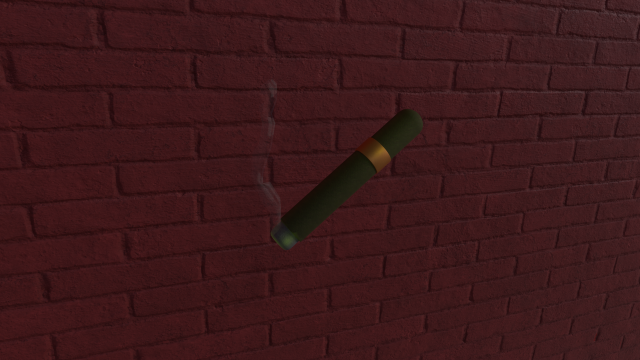 Cigar Modelo 3D .c4d .max .obj .3ds .fbx .stl .blend 
