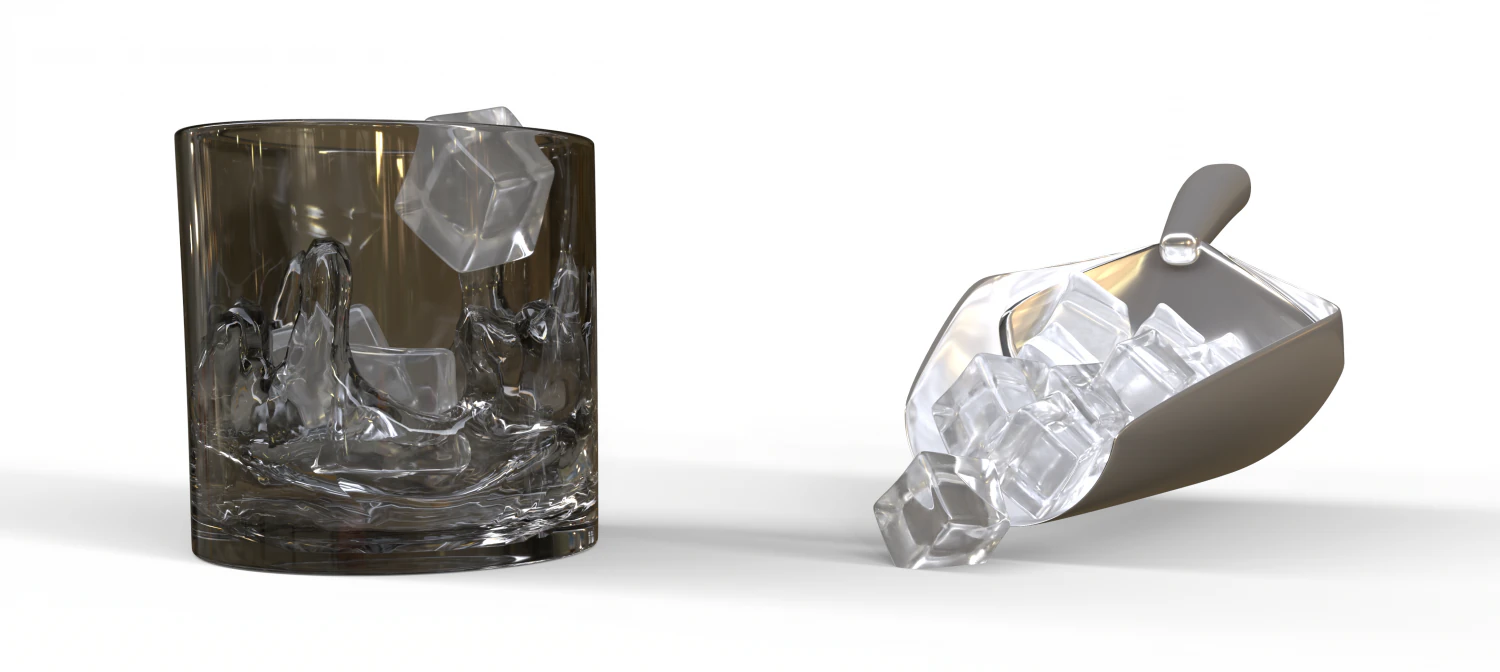 Ice water 3D Model .c4d .max .obj .3ds .fbx .stl .blend 