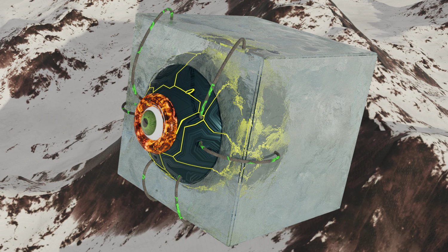 Miracle Eye 3D Model .c4d .max .obj .3ds .fbx .stl .blend 