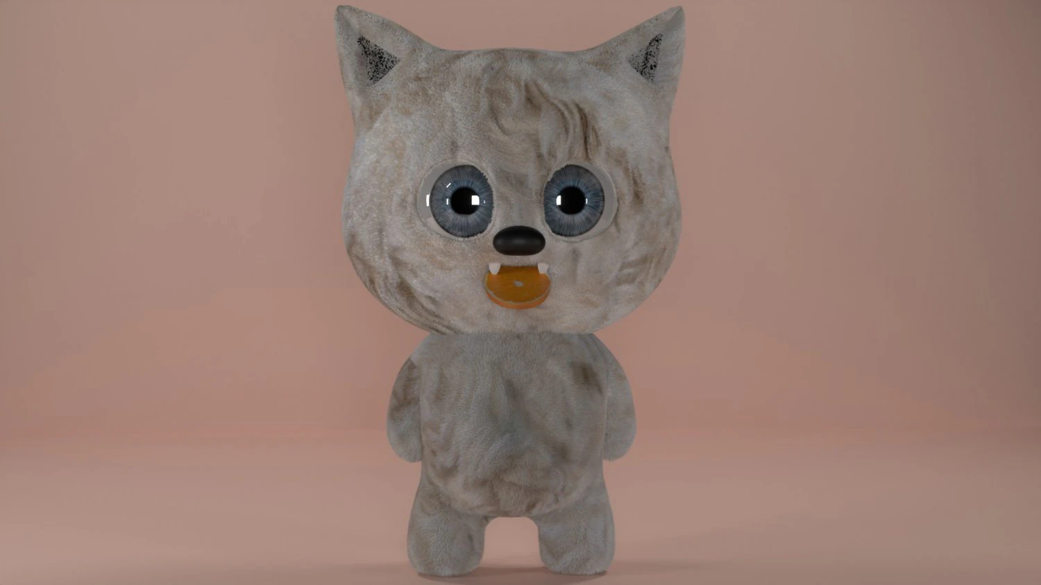 Kitten 3D Model .c4d .max .obj .3ds .fbx .stl .blend 