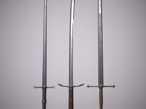 two-handed swords 3D 模型