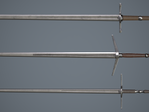 two-handed swords 3D Модель