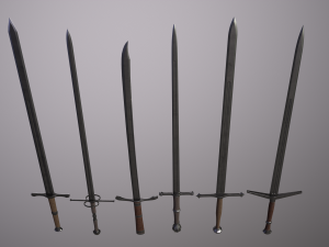 sword pack Modelo 3D
