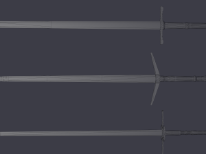 sword pack Modelo 3D