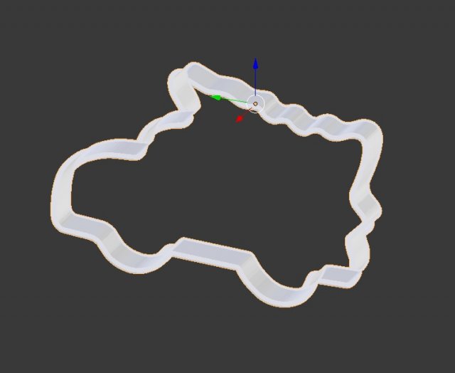 cookie cutter - truck 3D-Druckmodell .c4d .max .obj .3ds .fbx .stl .blend 