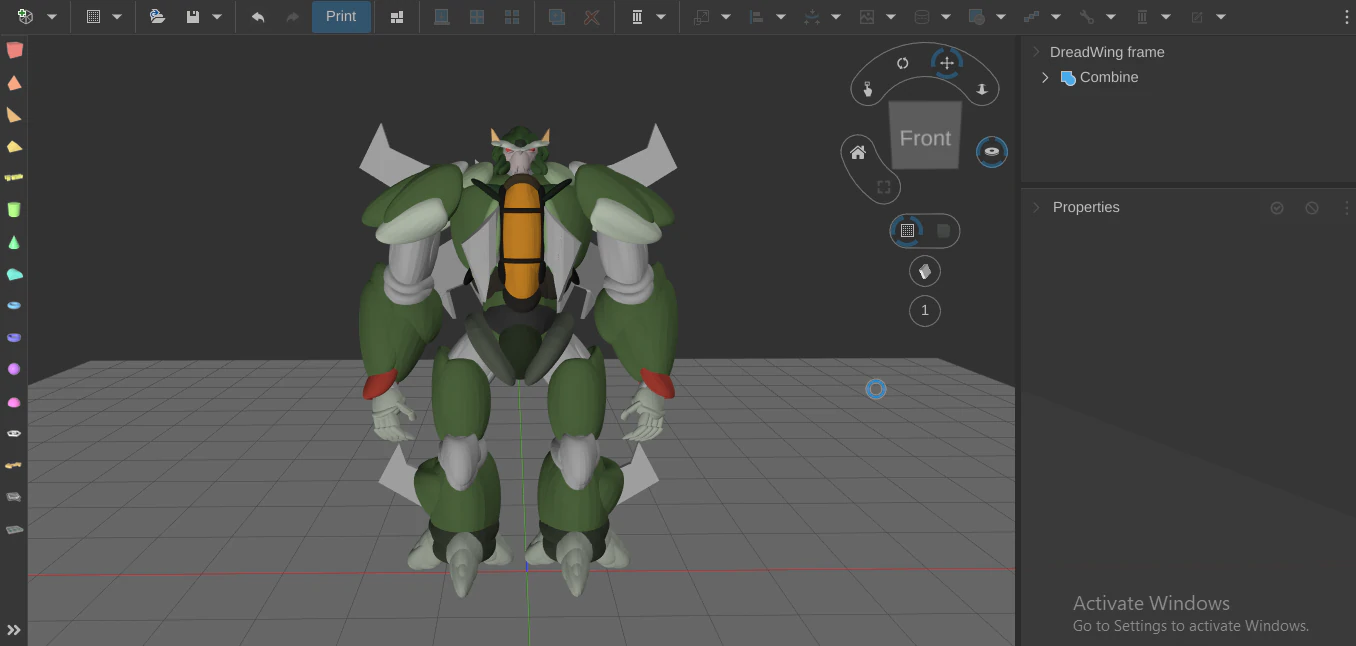 Skyquake transformers prime 3D Print Model .c4d .max .obj .3ds .fbx .stl .blend 