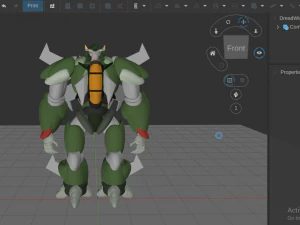 Skyquake-Transformatoren erstklassig 3D Druckmodell