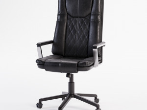 Office Chair Black Model 3D