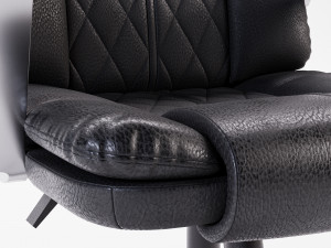 Office Chair Black 3D Model