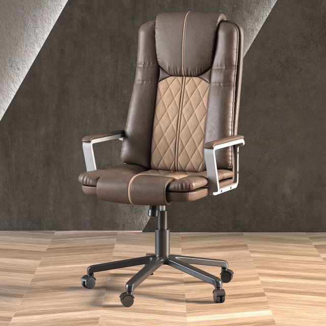 Office Chair Model 3D .c4d .max .obj .3ds .fbx .stl .blend 