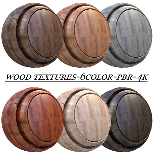 Collection Wood-set 01 CG テクスチャ .c4d .max .obj .3ds .fbx .stl .blend 