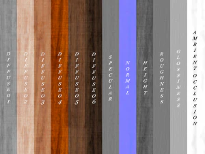 Collection Wood-set 01 CG Textures