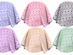 Patterned fabric-set01 CG Текстури