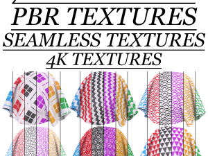 Patterned fabric-set02 CG Textures