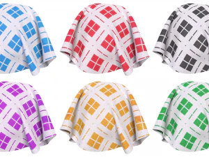 Patterned fabric-set02 CG Textures
