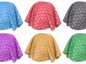 Patterned fabric-set02 Tekstur CG