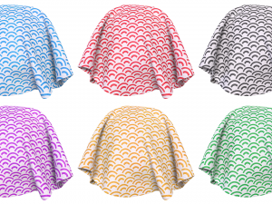 Patterned fabric-set02 Tekstur CG