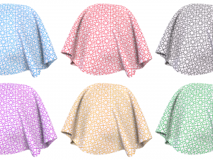 Patterned fabric-set02 Tekstur CG