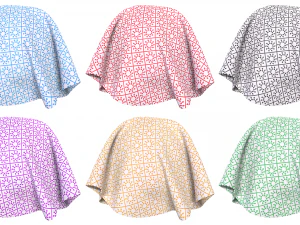 Patterned fabric-set02 CG Textures