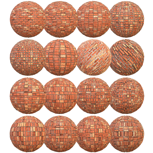 Collection Brick-set01 CG टेक्स्चर्स .c4d .max .obj .3ds .fbx .stl .blend 