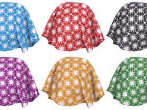 Patterned fabric-set03 CG 텍스쳐