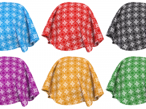 Patterned fabric-set04 CG Texturen