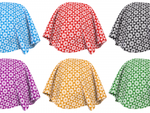 Patterned fabric-set04 CG Texturen