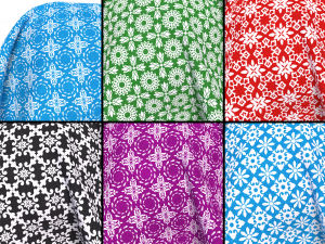 Patterned fabric-set04 CG Texturen