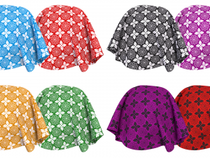 Patterned fabric-set05 CG टेक्स्चर्स