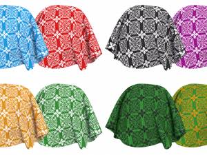 Patterned fabric-set05 CG टेक्स्चर्स
