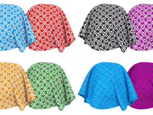 Patterned fabric-set05 CG टेक्स्चर्स