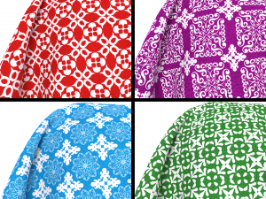 Patterned fabric-set05 CG टेक्स्चर्स
